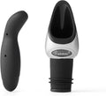 Metrokane Rabbit Wine Pourer with Stopper, Black, W6116N, 1 EA
