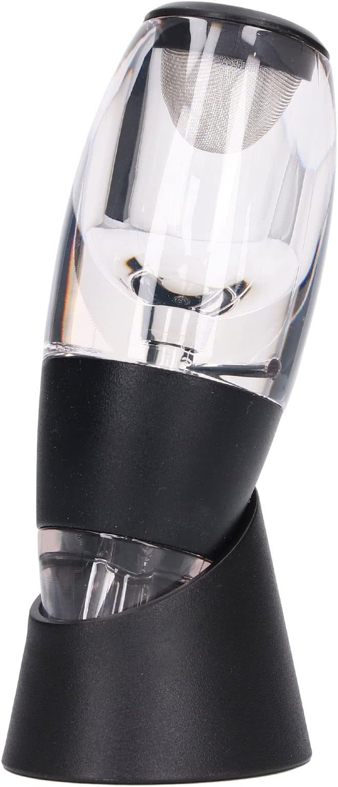 Wine Aerator, Plastic Principle, Mesh Filter, Transparent Body, Wine Lover, for Family and Friends