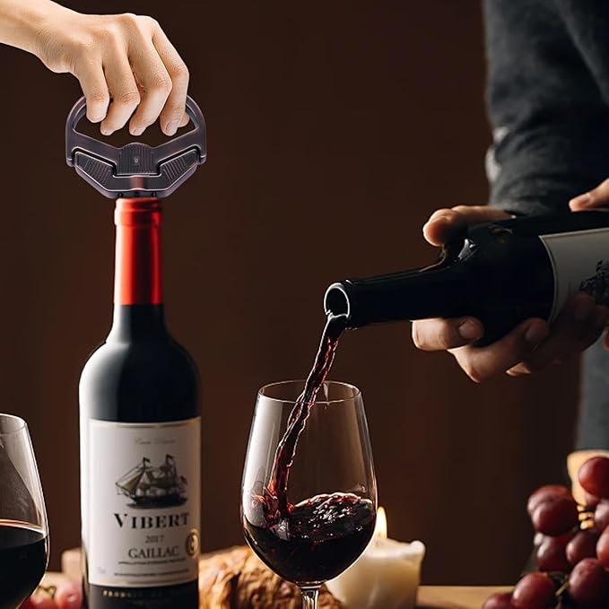 3 in 1 Ah So Two Prong Wine Opener & Cork Remover,It Can Remove The Older and Fragile Wine Corks so Easy for Connoisseurs to Uncork (classic-4H)
