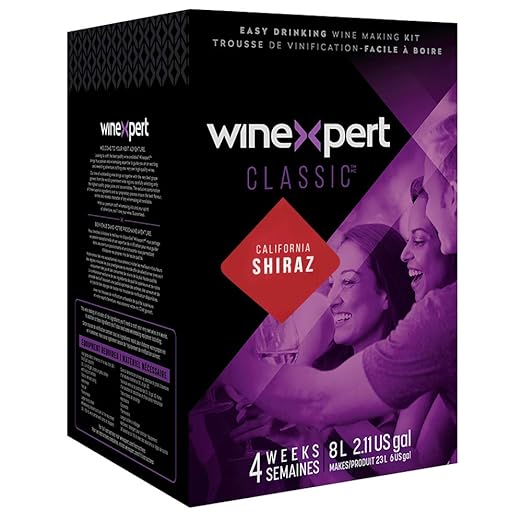 Classic California Shiraz Wine Ingredient Kit
