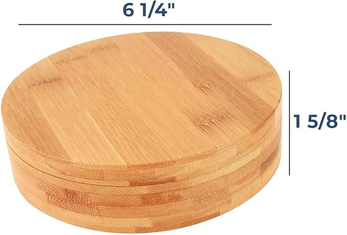 Personalized Bamboo Round 4 Piece Wine Tool Set