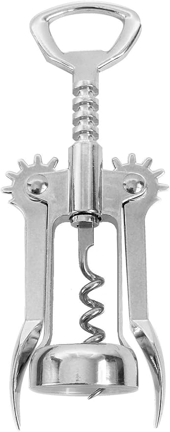 Wing Corkscrew Wine Opener by HQY - Premium All-in-one Wine Corkscrew and Bottle Opener - Risk Free