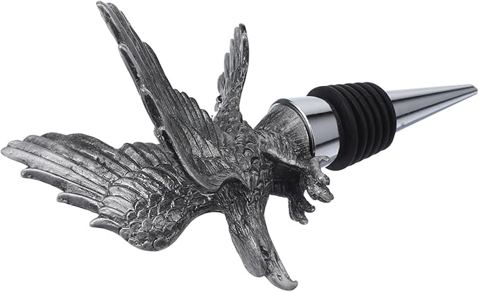 Eagle Wine Bottle Stopper Reusable Zinc Alloy Wine Sealer for Parties and Events Decorative Eagle Design
