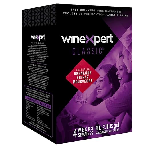 Classic Australian Grenache Shiraz Mourvedre Wine Ingredient Kit