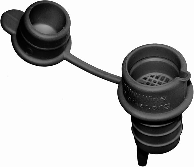 Haley's Corker 5-in-1 Wine Aerator, Stopper, Pourer, Filter and Re-Corker, 2 Pack