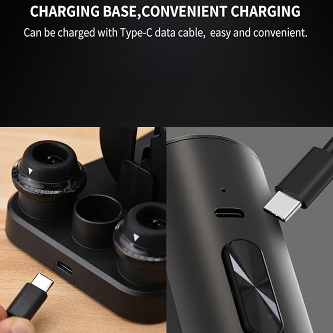 Electric Wine Opener with Charging Base, Electric Wine Bottle Opener with 2 in 1 Aerator &Pourer, Foil Cutter, 2 Vacuum Preservation Stoppers, Display Charging Station for Easy Storage