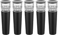 RLECS 5PCS 82x25x15mm Plastic Vacuum Wine Stopper Saver Pump Food Safe Silicone Cap Suitable for Standard Wine Bottle