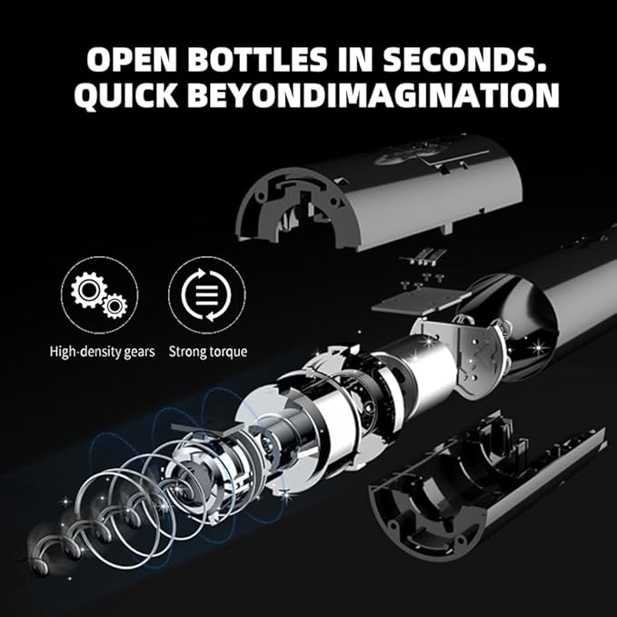 Wine Bottle Opener, Electric Wine Bottle Openers,Battery Operated Automatic Wine Corkscrew for Wine Lovers Gift