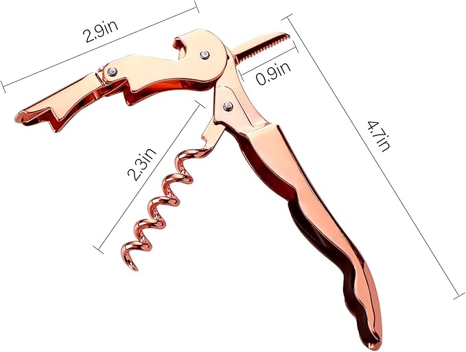 Waiters Corkscrew Professional Wine openers,stainless steel Wine Key for Restaurant Waiters,Classic All-in-one Corkscrew, Bottle Opener and Foil Cutter