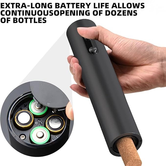 Wine Bottle Opener, Electric Wine Bottle Openers,Battery Operated Automatic Wine Corkscrew for Wine Lovers Gift