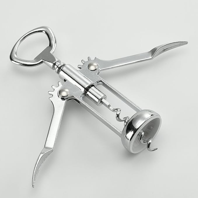 Wing Corkscrew Wine Opener by HQY - Premium All-in-one Wine Corkscrew and Bottle Opener - Risk Free