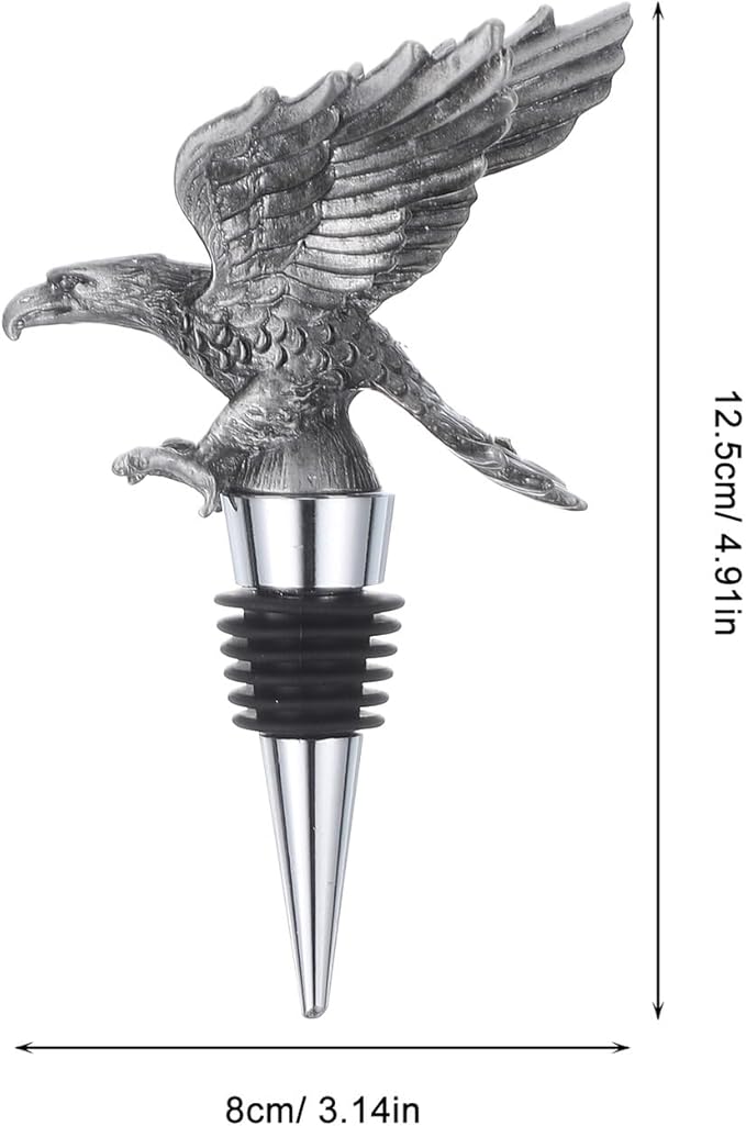 BESPORTBLE Reusable Eagle Head Wine Bottle Stopper High Sealing Beverage Stopper for Wine Preservation Party Use Easy to Clean