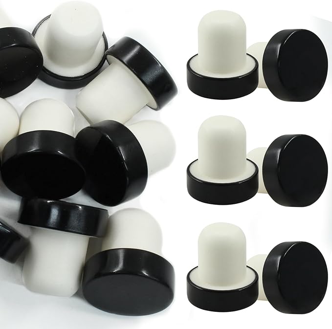 24 Pcs T-shaped Stopper Cork Wine Bottle Stoppers, Reusable Sealing Plug for Wine Bottles, Beer Bottles DIY Craft Homemade