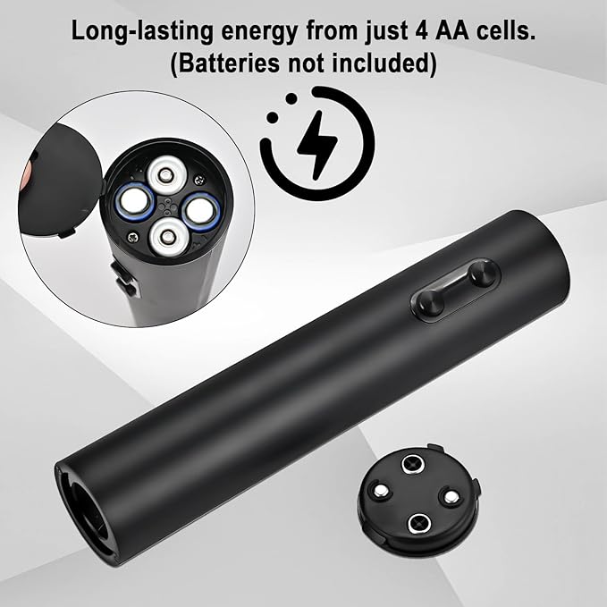 Electric Wine Opener, Battery Operated Wine Bottle Openers, One-Button Operation & Easy Carry Corkscrew Wine Opener for Home Party Bar Wedding, Gifts for Wine Lovers Women Men Waiter