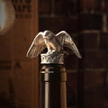 Royal Selangor Pewter Hedwig Wine Stopper - Harry Potter Collection Reusable Silicone Bottle Plug/Cork/Preserver Gift for Christmas