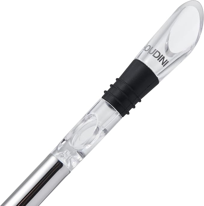 Houdini Wine Chiller & Pourer Stick, Keep Cold for up to 24 Hours, STAINLESS