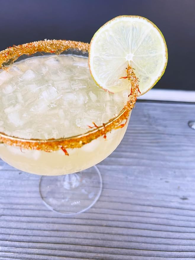 Masala Sunrise Cocktail Rimmer – Indian Inspired Drink Garnish with Turmeric, Citrus & Smoked Spice Blend – Perfect for Margaritas, Bloody Marys, Micheladas & Mocktails