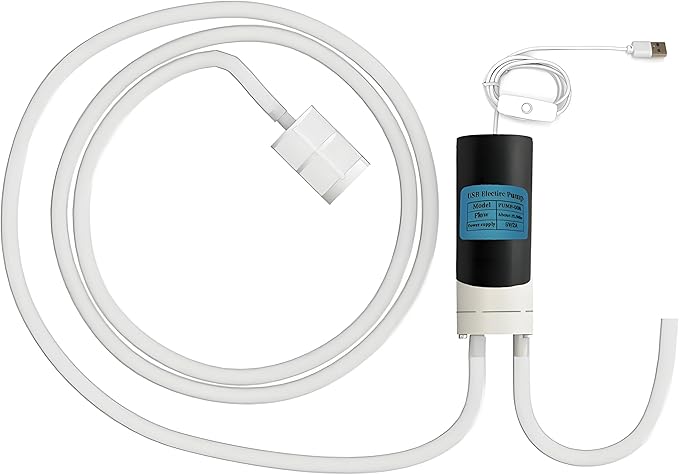 Wine Siphon Pump, Food Grade Auto Siphon Self Priming USB Electric Transfer Pump for Bottling Home Brew Wine, Beer, Kombucha, Mini Water Transfer Pump Kit, 2L/Min, No Mess Leak, Low Noise