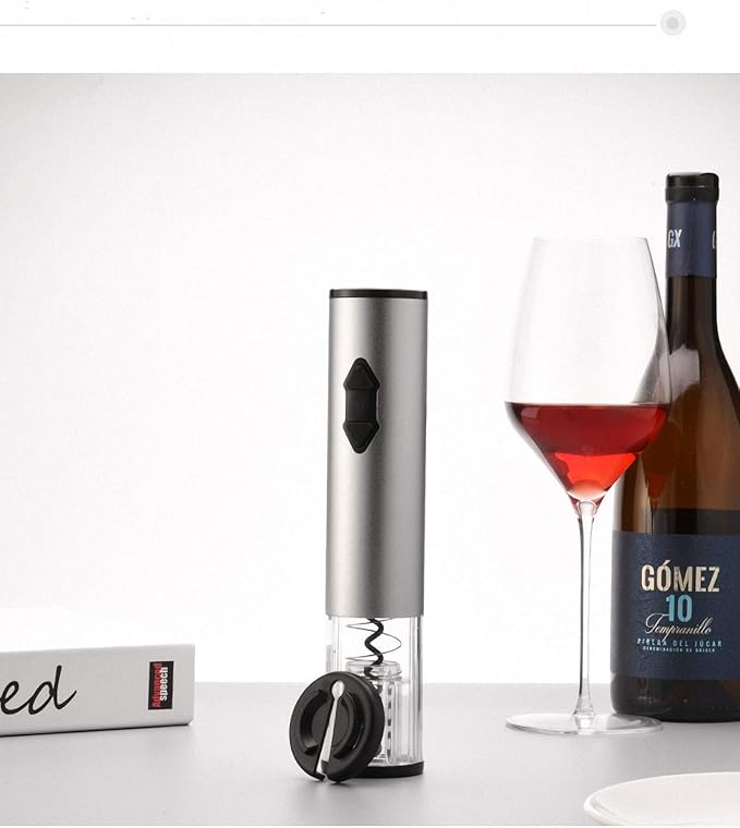 Electric Bottle Openers Automatic Wine Corkscrew Battery Powered Motorized Openers One-click Button Reusable with LED Light For Home Kitchen Party Bar