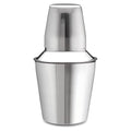 TableCraft 375 3-Piece Stainless Steel Cocktail Shaker, Bar Shaker with Built-In Strainer for Bartenders, Perfect for Mixing Cocktails, Margaritas – Durable Stainless Steel, Dishwasher Safe, 8oz