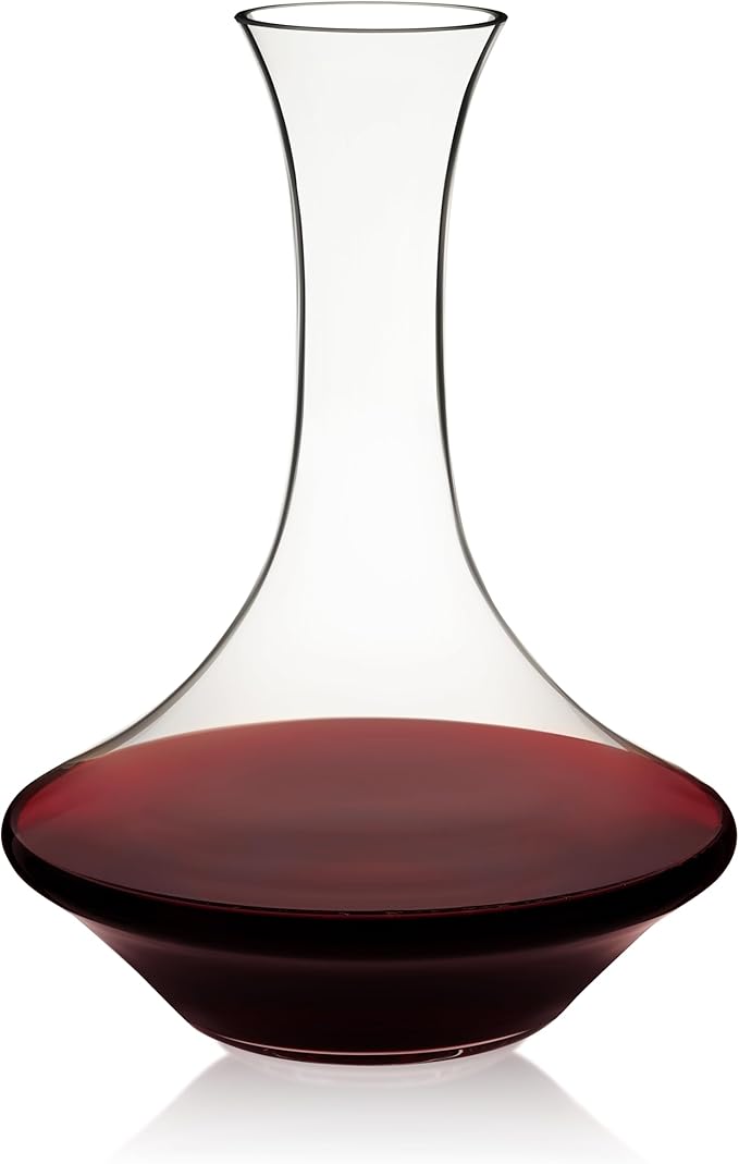 Spiegelau Authentis Crystal Wine Decanter, Modern Carafe for Red and White Wine, Elegant Glass Pitcher for Wedding Gifts, Housewarming, Home Bar Accessories, 53 oz (1.5 Liters), Set of 1