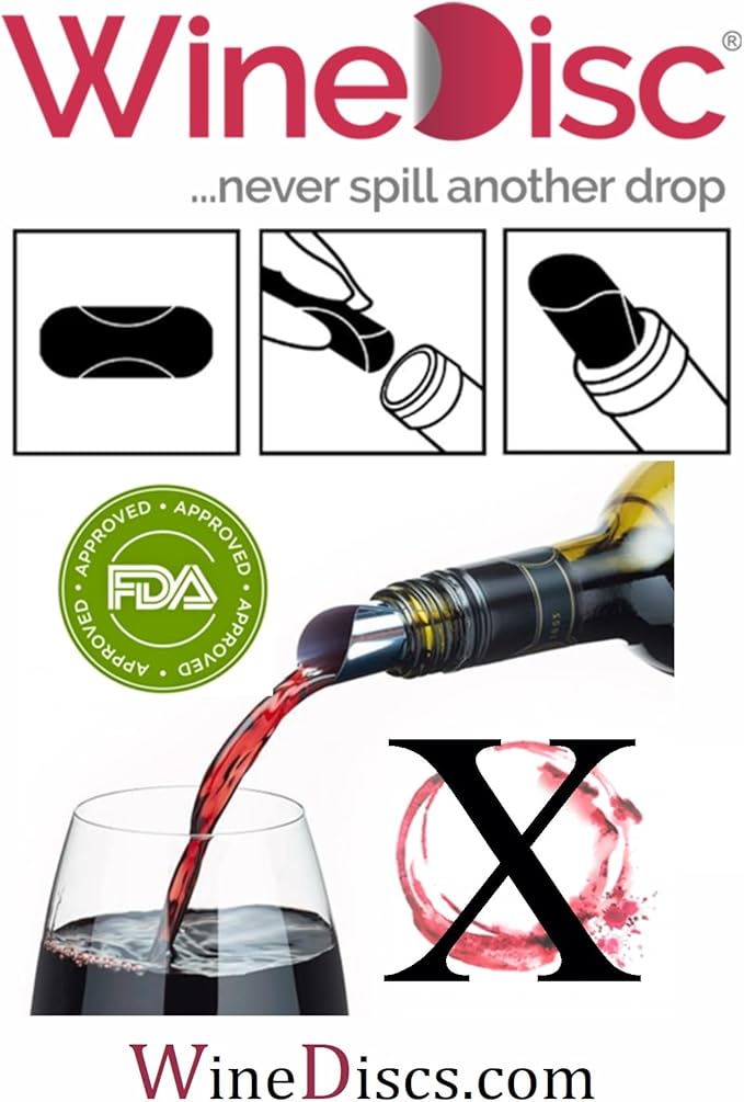 The Original Wine Disc - Drop Stopping Pour Spout (100)