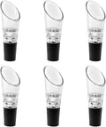 6 Pack Wine Pourer by QLL White