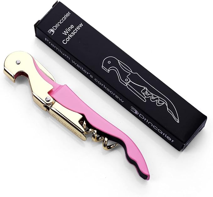 Professional Waiter Corkscrew Wine openers,Heavy Duty stainless steel Wine Key for Restaurant Waiters,Classic All-in-one Corkscrew, Bottle Opener and Foil Cutter