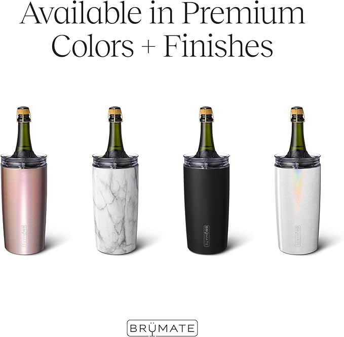 BrüMate Togosa 2-in-1 Wine Chiller Bucket & Pitcher | 100% Leakproof Locking Lid | Portable Chiller Fits Most Wine, Champagne, & Liquor Bottles | Perfect Wine Gift | 49oz (Sage)