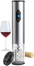 Ulalaza Electric Bottle Openers Automatic Wine Corkscrew Battery Powered Motorized Openers One-click Button Reusable with LED Light For Home Kitchen Party Bar