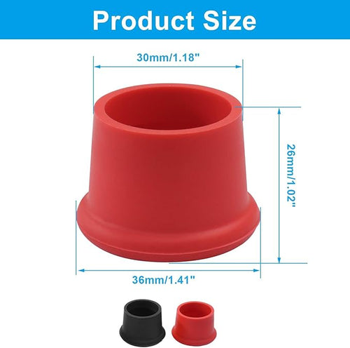 12 Pcs Reusable Silicone Wine Stoppers - Airtight Bottle Stoppers Bottle Cover for Wine, Champagne, and Beer(Red+Black)