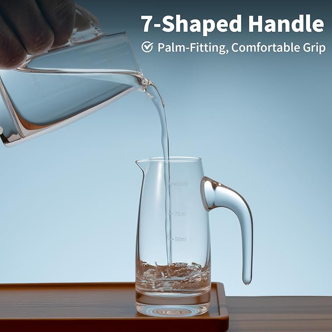 Chinese Baijiu Liquor Serving Set wine Goblet cup ultra-transparent glass
