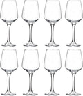 YANGNAY Wine Glasses Set of 8, 12 Oz Classic Red or White Wine Glass with Stem, Perfect for Home, Restaurant Use, Dishwasher Safe