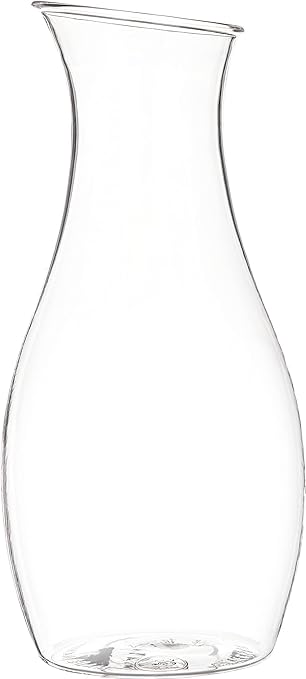 Carlisle FoodService Products Cascata Carafe for Water, Juice, and Wine for Kitchen and Restaurant, Polycarbonate, 52 Ounces, Clear, (Pack of 12)