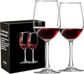 Long Stem Wine Glasses Set of 2, 10 OZ, for Red and White Wine, Perfect for Christmas and Mother's Day