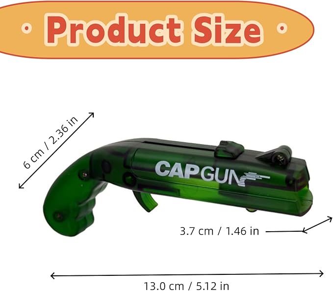 Bottle Cap Shooting Gun (Dark Green) – Fun Beer Bottle Opener Tool That Launches Caps, Lightweight Plastic Shotgun Design for Parties, BBQ, Bar Games, Father’s Day Gift for Men