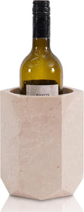 Radicaln Marble Wine Chiller Bucket 6.5 Inch Verona 750ml Wine Bottle Cooler & Champagne Chiller, Ice-Free Wine Cooler for Bar Cart, Kitchen Decor, Gift for Wine Lovers, Wedding & Housewarming Gift