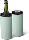 BrüMate Togosa 2-in-1 Wine Chiller Bucket & Pitcher | 100% Leakproof Locking Lid | Portable Chiller Fits Most Wine, Champagne, & Liquor Bottles | Perfect Wine Gift | 49oz (Sage)