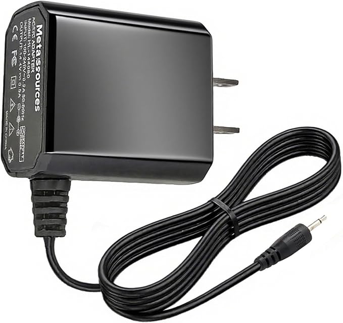 6V AC/DC Adapter Compatible with Metrokane Rabbit 647771 6200 Electric Wine Bottle Opener Rechargeable Corkscrew foil Cutter 80mA Power Supply