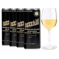 Buzzkill Wines Non-Alcoholic Sparkling Blanc de Blancs | Dealcoholized California Dry White Wine, Gluten-Free, Alcohol-Free, Low Sugar, 45 Calories, Pack of 4, (8.4 fl. oz. each can) 33.8 FL Oz
