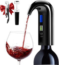 Fathers Day Gift|World Cup Viewing Party Supplies, Wine Aerator Electric Wine Decanter, Automatic Wine Dispenser Pourer with USB Rechargeable, Gift for Women,Men,Wine&Whiskey Lovers,Birthday (Black)