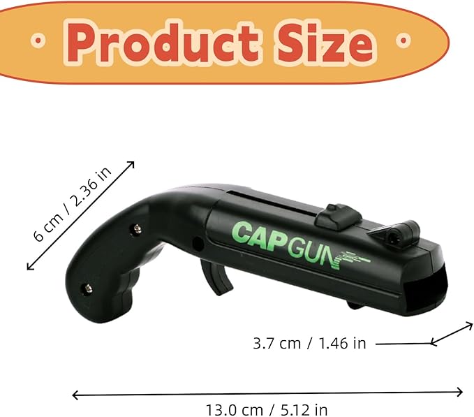 Bottle Cap Shooting Gun (Black & Red) – Fun Beer Bottle Opener Tool That Launches Caps for Parties, BBQ, Bar Games