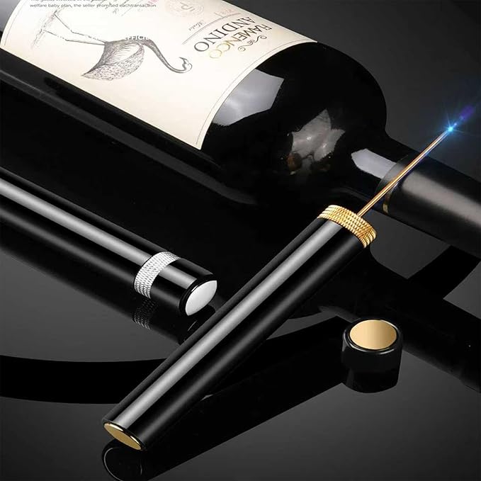 Aeropop Wine Opener, Aero Pop Wines Openers, Needle Type Wines Bottle Openers, Portable Air Pressure Wine Opener, for Home, Restaurant, Party (1, Red)