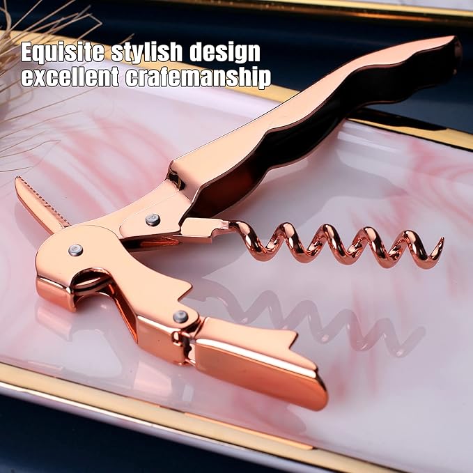 Waiters Corkscrew Professional Wine openers,stainless steel Wine Key for Restaurant Waiters,Classic All-in-one Corkscrew, Bottle Opener and Foil Cutter