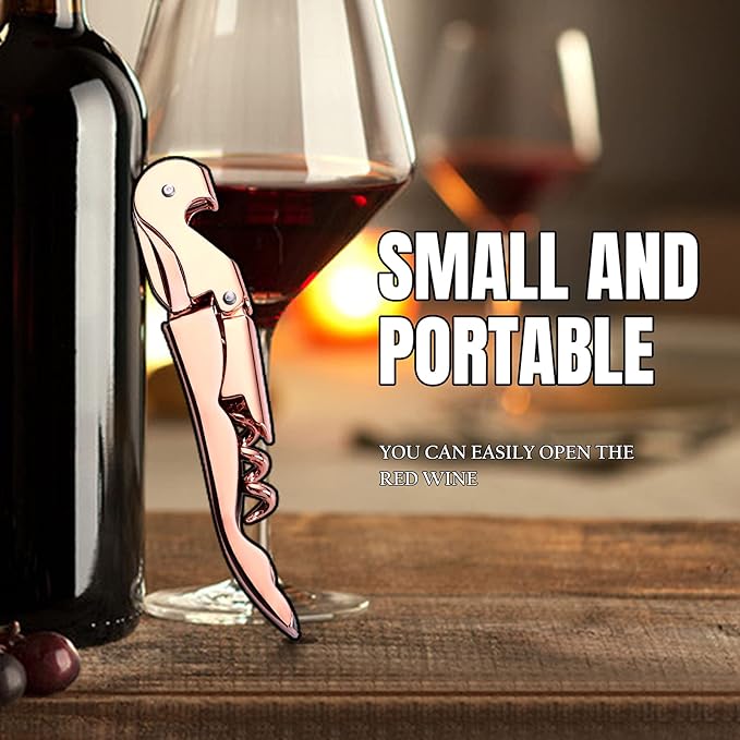 Waiters Corkscrew Professional Wine openers,stainless steel Wine Key for Restaurant Waiters,Classic All-in-one Corkscrew, Bottle Opener and Foil Cutter