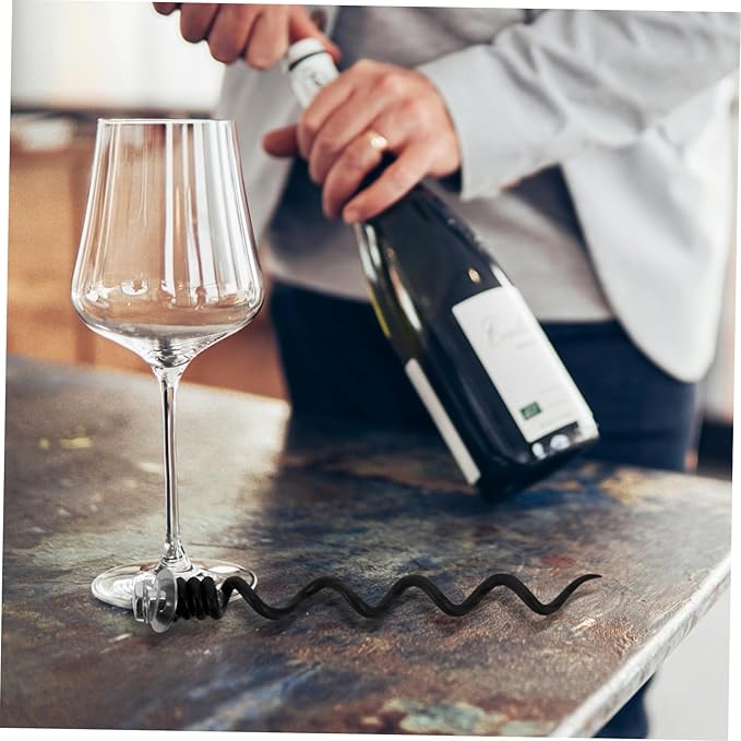 Unomor 20pcs Metal Spiral Bit Replacement for Corkscrew Repair Kit Corkscrew Spiral Parts for Wine Opener Easy Installation Wine Accessory Essential Barware Upgrade