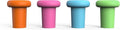 Bakerpan Silicone Wine Stoppers for Wine Bottles, Wine Bottle Stopper, Reusable Wine Corks - Set of 4
