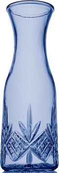 Godinger Carafe, Glass Pitcher, Wine Pitcher, Cocktail Carafe, Water Jug, for Iced Tea, Mixed Decanter & Beverages, Barware & Drinkware, Blue, 32oz