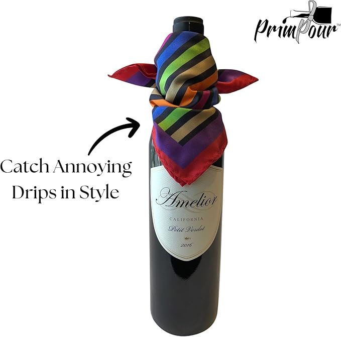 Wine Bottle Drip Ring – Premium Silk Wine Drip Collar for No-Mess Pouring – Elegant Wine Accessory