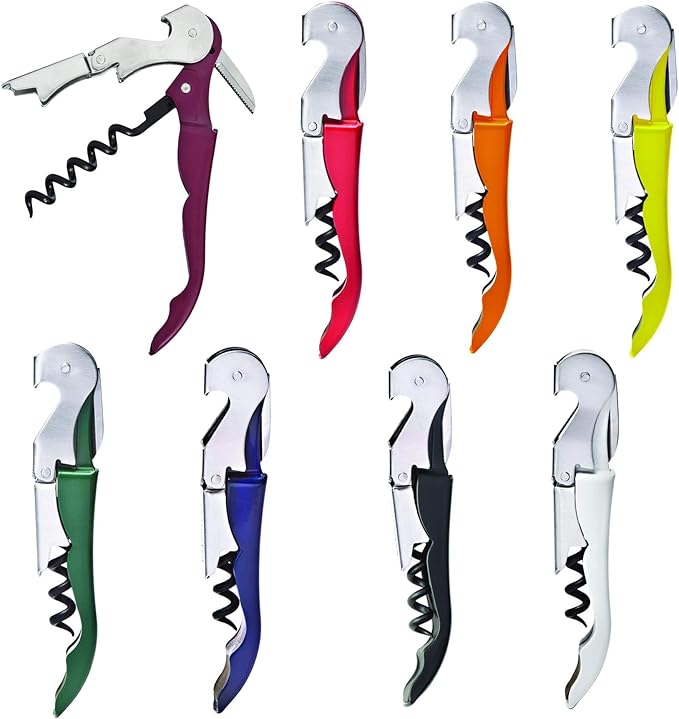 Oenophilia Duo-Lever Professional Waiters Corkscrew - Violet